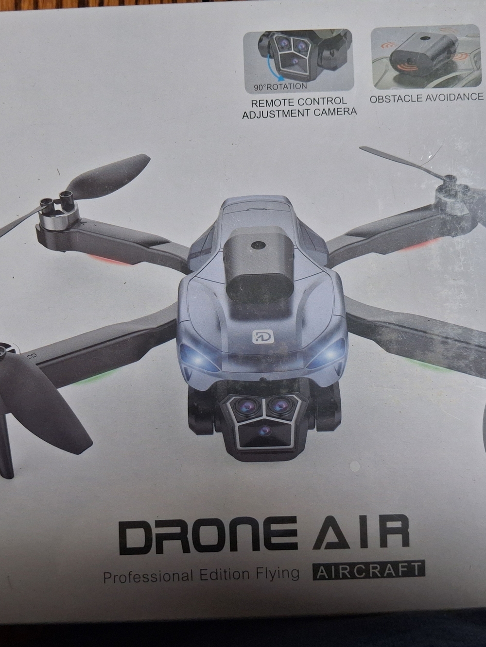 Drone Air Professional Edition Flying Aircraft - Gray/Black
